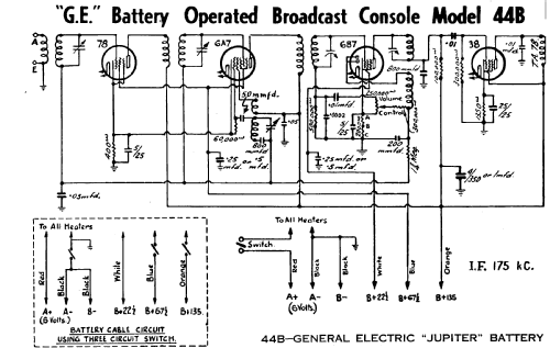 G.E. Jupiter 44B; Australian General (ID = 1937855) Radio