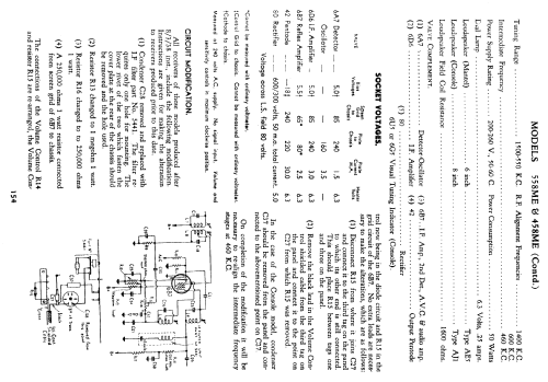 Hotpoint-Bandmaster 458ME; Australian General (ID = 754856) Radio