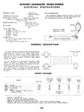 Hotpoint W55MG; Australian General (ID = 3031339) Radio