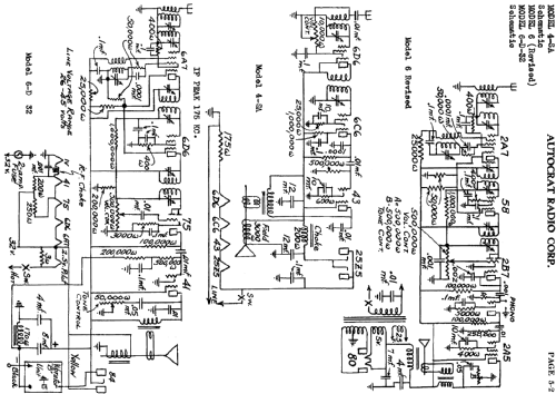 6-D 32 ; Autocrat Radio Co.; (ID = 481986) Radio