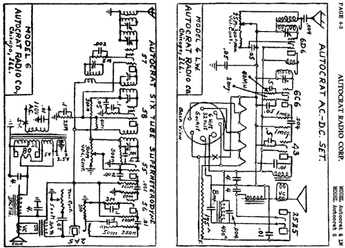 Autocrat 4-LW ; Autocrat Radio Co.; (ID = 481983) Radio