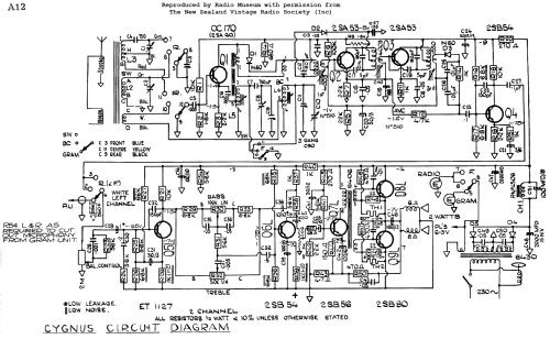 14 Transistor Solid State Stereogram Cygnus; Autocrat Radio Ltd.; (ID = 2981346) Radio