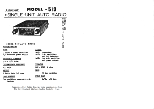 513; Autocrat Radio Ltd.; (ID = 2977384) Car Radio