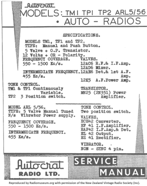 ARL5-56; Autocrat Radio Ltd.; (ID = 2705186) Car Radio