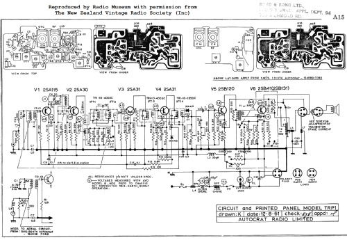 TRP1; Autocrat Radio Ltd.; (ID = 2977411) Car Radio