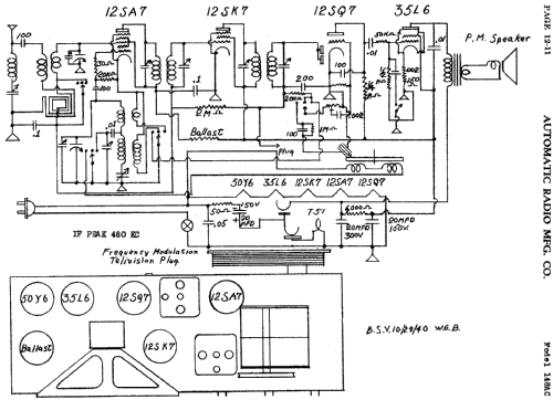 148AC ; Automatic Radio Mfg. (ID = 451275) Radio