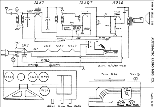 155 ; Automatic Radio Mfg. (ID = 451283) Radio