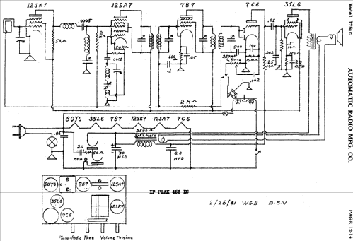 175AC ; Automatic Radio Mfg. (ID = 451284) Radio