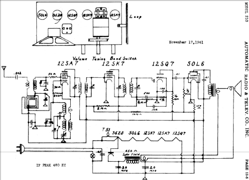 210 ; Automatic Radio Mfg. (ID = 451319) Radio