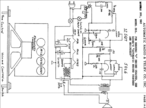 265 R-Player Automatic Radio Mfg. Co.; Boston MA, build 1945 ...