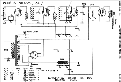 34 ; Automatic Radio Mfg. (ID = 450787) Radio