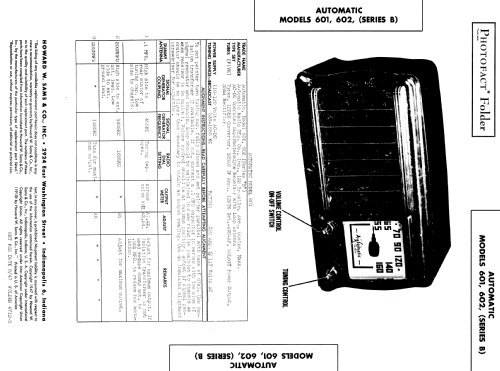 602 ; Automatic Radio Mfg. (ID = 861735) Radio