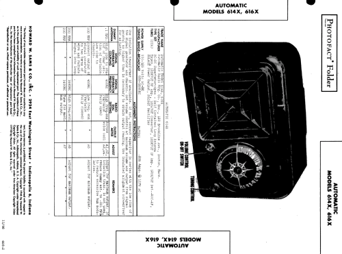 614X ; Automatic Radio Mfg. (ID = 508527) Radio