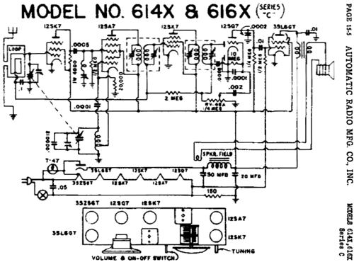 616X ; Automatic Radio Mfg. (ID = 451674) Radio