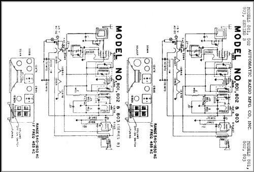 802 ; Automatic Radio Mfg. (ID = 323739) Radio