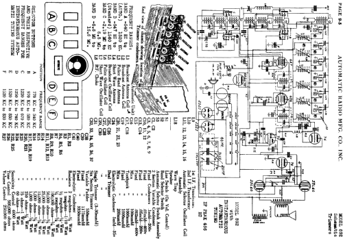 892 ; Automatic Radio Mfg. (ID = 451201) Radio