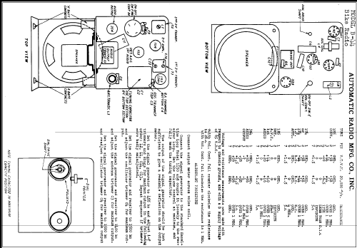 B-44 'Tom Thumb' ; Automatic Radio Mfg. (ID = 279441) Radio