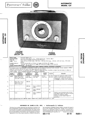 C51 ; Automatic Radio Mfg. (ID = 3086752) Radio