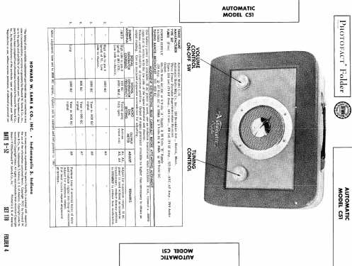 C51 ; Automatic Radio Mfg. (ID = 437130) Radio