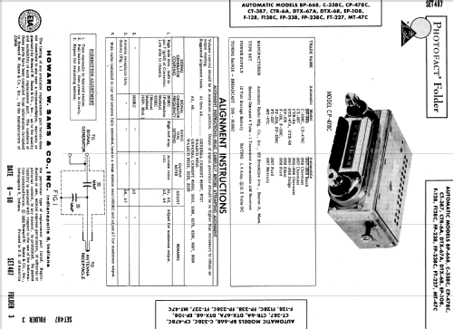 C-338C ; Automatic Radio Mfg. (ID = 561026) Car Radio