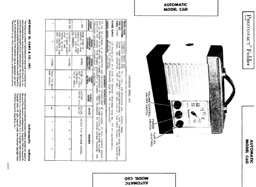 C-60 ; Automatic Radio Mfg. (ID = 452316) Radio