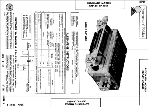 CAP-49 ; Automatic Radio Mfg. (ID = 589467) Car Radio