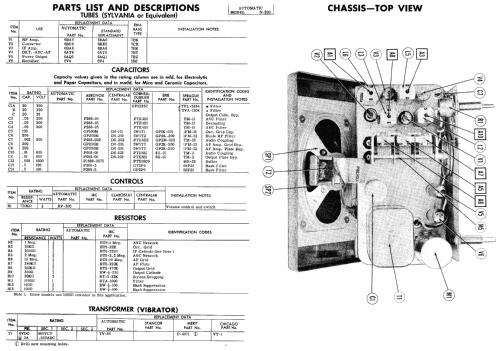 D-200 ; Automatic Radio Mfg. (ID = 437151) Car Radio