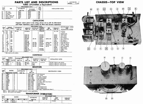 F-100 ; Automatic Radio Mfg. (ID = 437206) Car Radio