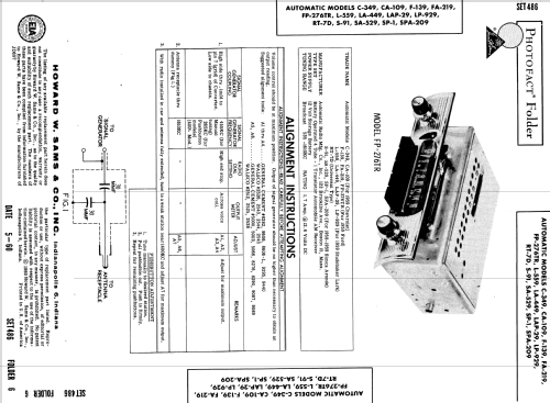 FA-219 ; Automatic Radio Mfg. (ID = 564890) Car Radio