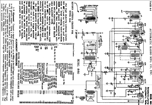 M60 ; Automatic Radio Mfg. (ID = 451040) Car Radio