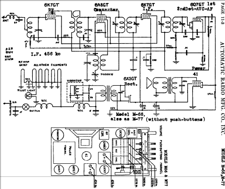 M66 ; Automatic Radio Mfg. (ID = 451277) Car Radio