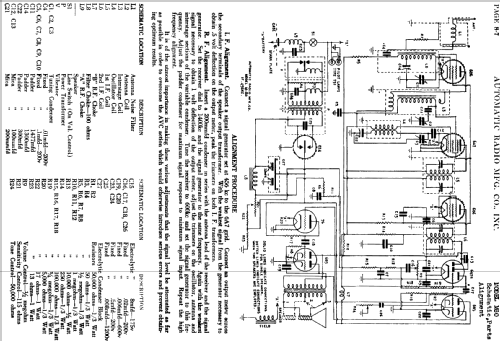 M80 ; Automatic Radio Mfg. (ID = 451041) Car Radio