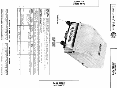 M-90 ; Automatic Radio Mfg. (ID = 437256) Car Radio