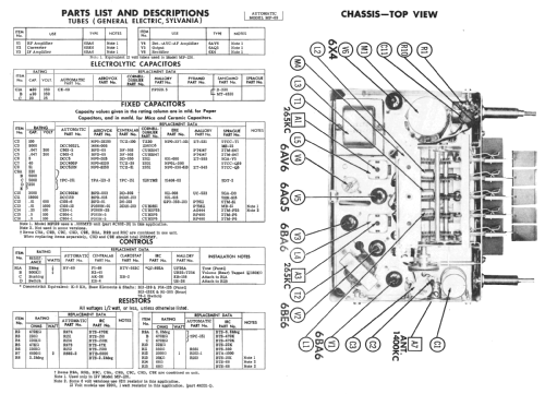 MP-126 Car Radio Automatic Radio Mfg. Co.; Boston MA, build 1952 ...