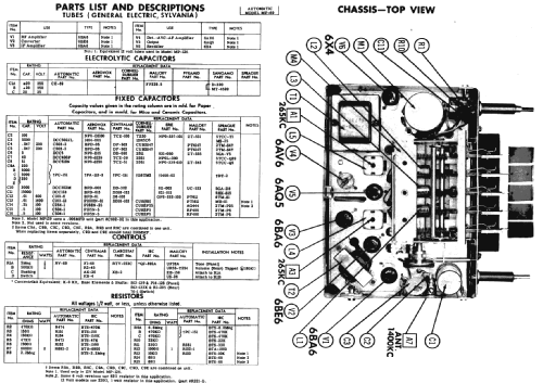 MP-126 Car Radio Automatic Radio Mfg. Co.; Boston MA, build 1952 ...