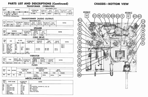 MU34 ; Automatic Radio Mfg. (ID = 2286506) Car Radio