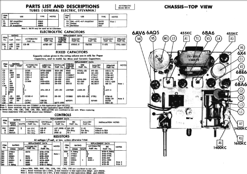 MU34 ; Automatic Radio Mfg. (ID = 235282) Car Radio