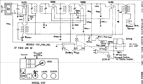 P57 ; Automatic Radio Mfg. (ID = 451213) Radio