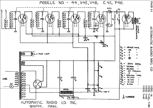 P-46 ; Automatic Radio Mfg. (ID = 451028) Radio