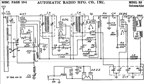 R-6 ; Automatic Radio Mfg. (ID = 451033) Radio