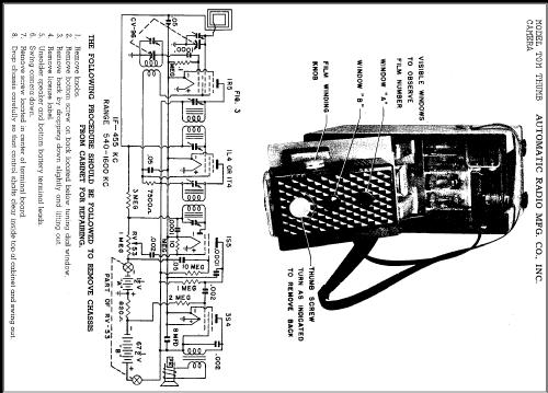 Tom Thumb Camera 3526S; Automatic Radio Mfg. (ID = 323722) Radio