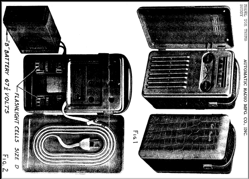 Tom Thumb Buddy; Automatic Radio Mfg. (ID = 323720) Radio