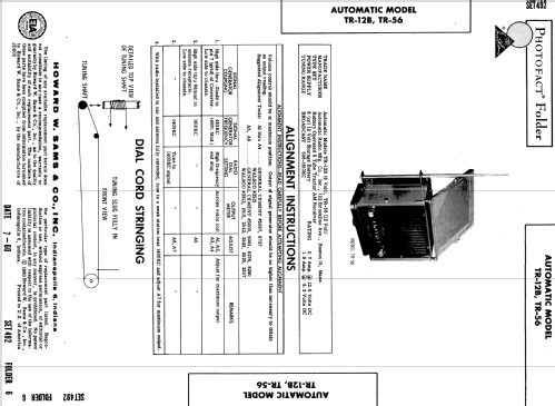 TR-12B ; Automatic Radio Mfg. (ID = 590132) Car Radio