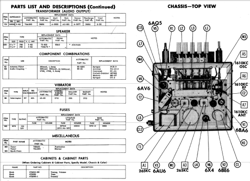 WP-167 ; Automatic Radio Mfg. (ID = 580465) Car Radio