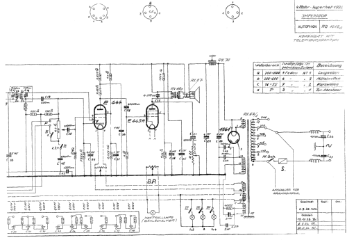 Lorenz-Imperator Imperator I; Autophon AG inkl. (ID = 2095700) Radio