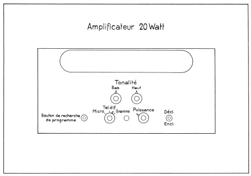 NF-Verstärker NV20-6; Autophon AG inkl. (ID = 2089045) Ampl/Mixer