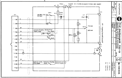 SE-19 ; Autophon AG inkl. (ID = 919867) Commercial TRX