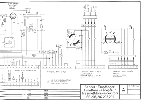 SE-206; Autophon AG inkl. (ID = 391936) Commercial TRX