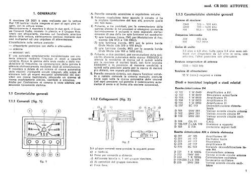 Autoradio CR 2021; Autovox SPA; Roma (ID = 2932748) Car Radio