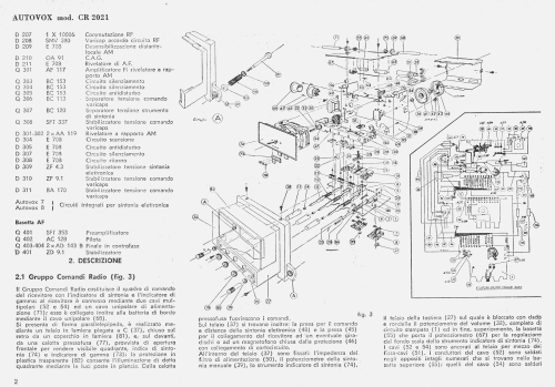 Autoradio CR 2021; Autovox SPA; Roma (ID = 2932749) Car Radio